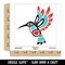 Water Bottle Sticker Set Native American Tribal Hummingbird Totem Cute Waterproof Vinyl Stickers Pack Decal, Skateboard, Laptop, Car, Window, Bumper - 5 Pack